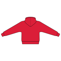 The Drop Cut Fleece Hooded Dolman Sweatshirt