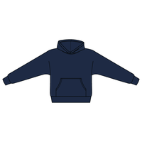 The Drop Cut Fleece Hooded Dolman Sweatshirt