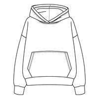 The Drop Cut Fleece Hooded Sweatshirt