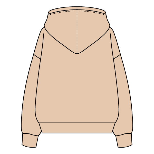 The Drop Cut Fleece Hooded Sweatshirt