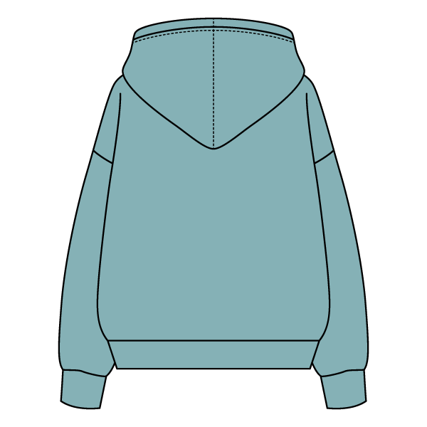 The Drop Cut Fleece Hooded Sweatshirt