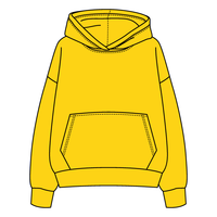 The Drop Cut Fleece Hooded Sweatshirt
