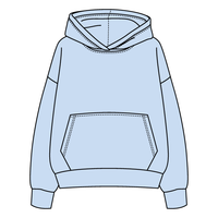 The Drop Cut Fleece Hooded Sweatshirt