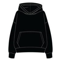 The Drop Cut Fleece Hooded Sweatshirt