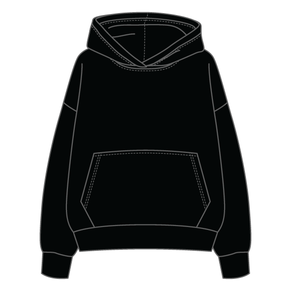 The Drop Cut Fleece Hooded Sweatshirt