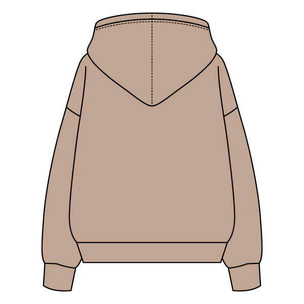 The Drop Cut Fleece Hooded Sweatshirt