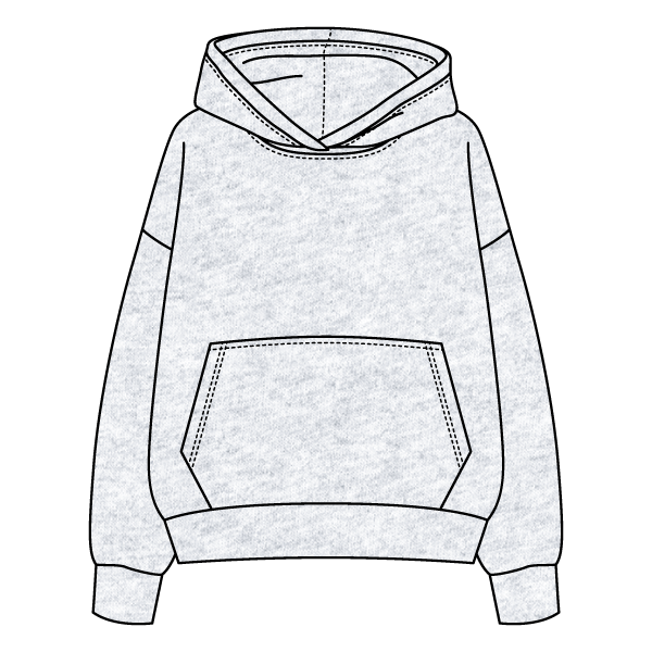 The Drop Cut Fleece Hooded Sweatshirt