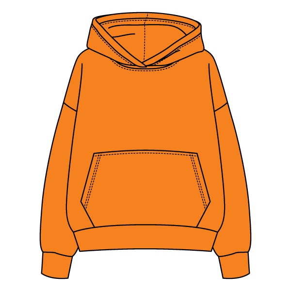 The Drop Cut Fleece Hooded Sweatshirt