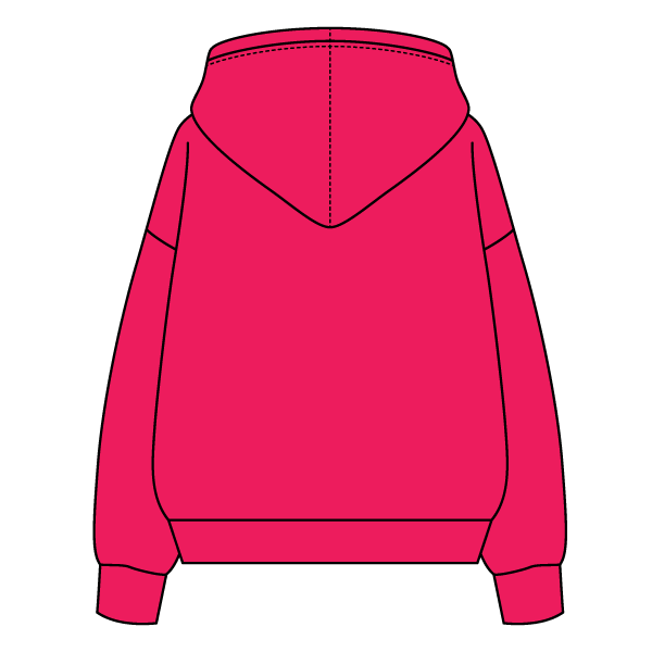 The Drop Cut Fleece Hooded Sweatshirt