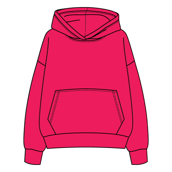 The Drop Cut Fleece Hooded Sweatshirt