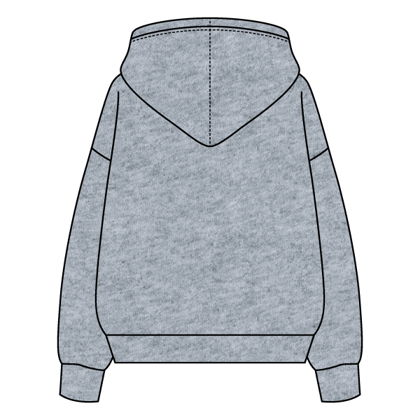 The Drop Cut Fleece Hooded Sweatshirt