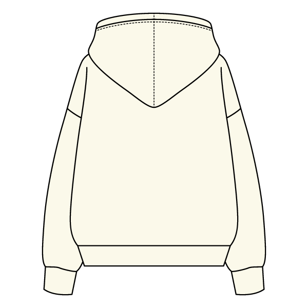 The Drop Cut Fleece Hooded Sweatshirt