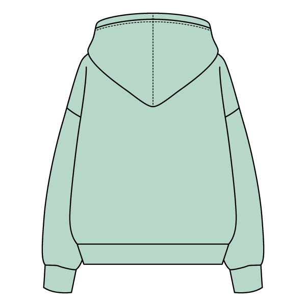 The Drop Cut Fleece Hooded Sweatshirt