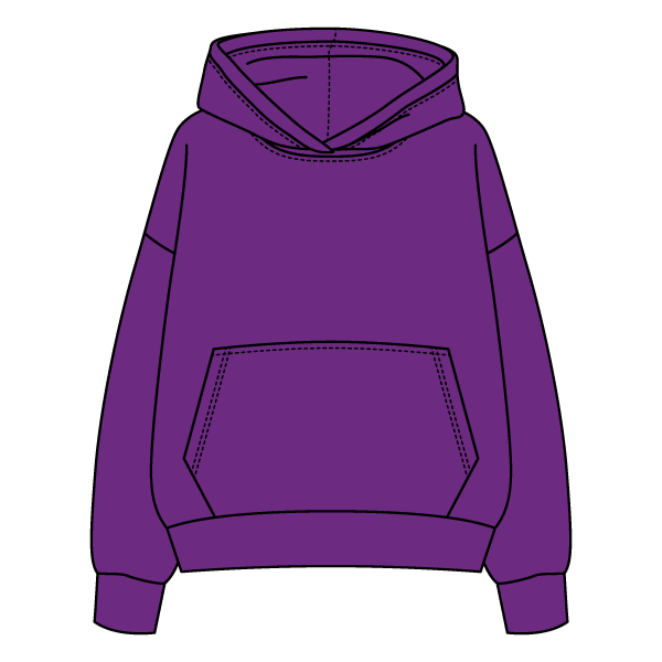 The Drop Cut Fleece Hooded Sweatshirt