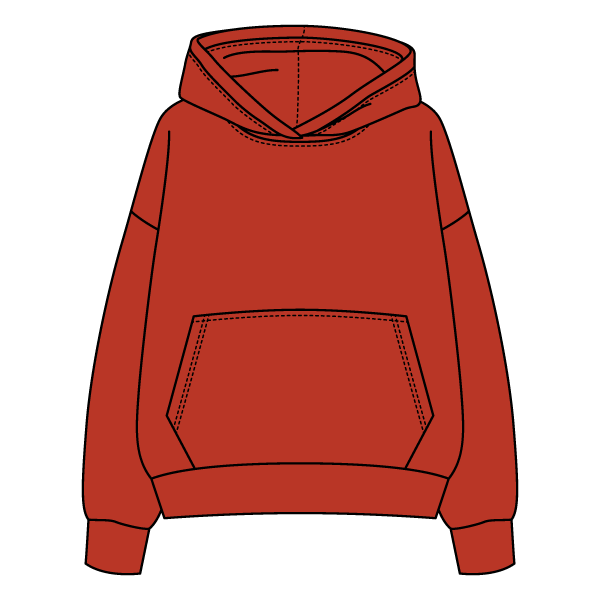 The Drop Cut Fleece Hooded Sweatshirt
