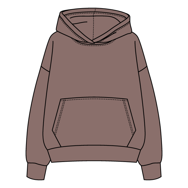 The Drop Cut Fleece Hooded Sweatshirt