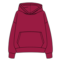 The Drop Cut Fleece Hooded Sweatshirt