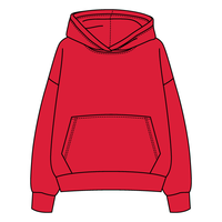 The Drop Cut Fleece Hooded Sweatshirt