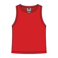 Ribbed high Neck Tank with Bow - The Collegiate Lineup