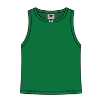 Ribbed high Neck Tank with Bow - The Collegiate Lineup