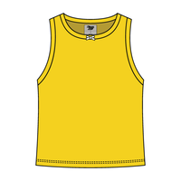 Ribbed high Neck Tank with Bow - The Collegiate Lineup