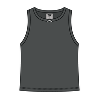 Ribbed high Neck Tank with Bow - The Collegiate Lineup