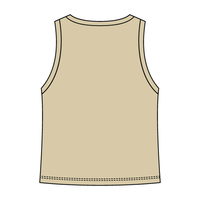 Ribbed high Neck Tank with Bow - The Collegiate Lineup
