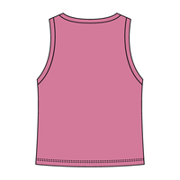 Ribbed high Neck Tank with Bow - The Collegiate Lineup