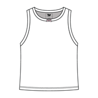 Ribbed high Neck Tank with Bow - The Collegiate Lineup