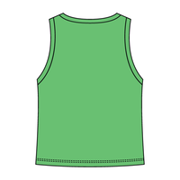 Ribbed high Neck Tank with Bow - The Collegiate Lineup