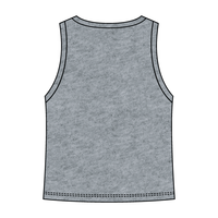 Ribbed high Neck Tank with Bow - The Collegiate Lineup