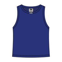 Ribbed high Neck Tank with Bow - The Collegiate Lineup