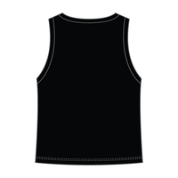 Ribbed high Neck Tank with Bow - The Collegiate Lineup