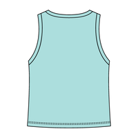 Ribbed high Neck Tank with Bow - The Collegiate Lineup
