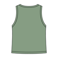 Ribbed high Neck Tank with Bow - The Collegiate Lineup
