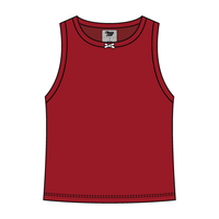 Ribbed high Neck Tank with Bow - The Collegiate Lineup