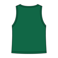 Ribbed high Neck Tank with Bow - The Collegiate Lineup