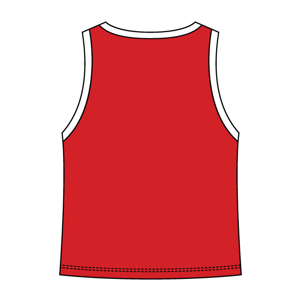 High Neck Rib Tank with Contrast Trim - The Collegiate Lineup