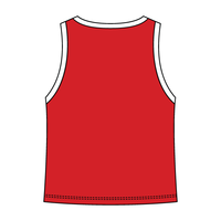 High Neck Rib Tank with Contrast Trim - The Collegiate Lineup