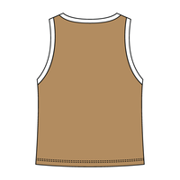 High Neck Rib Tank with Contrast Trim - The Collegiate Lineup