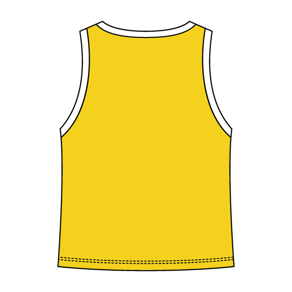 High Neck Rib Tank with Contrast Trim - The Collegiate Lineup