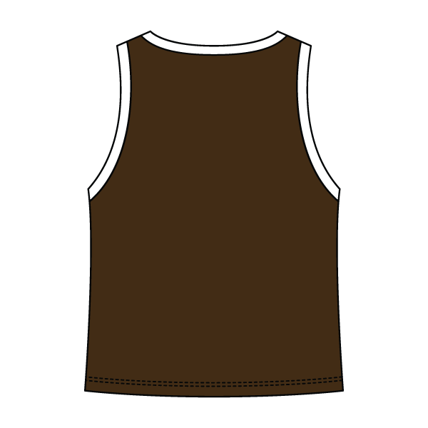 High Neck Rib Tank with Contrast Trim - The Collegiate Lineup