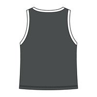 High Neck Rib Tank with Contrast Trim - The Collegiate Lineup