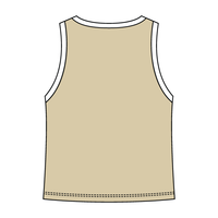 High Neck Rib Tank with Contrast Trim - The Collegiate Lineup