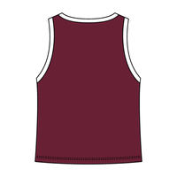 High Neck Rib Tank with Contrast Trim - The Collegiate Lineup