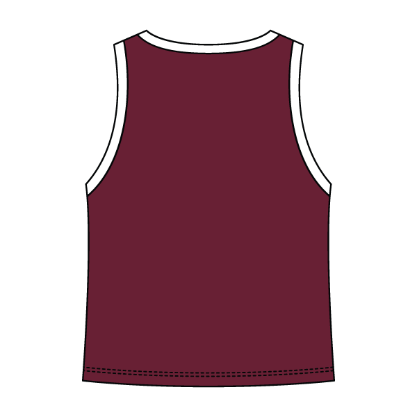 High Neck Rib Tank with Contrast Trim - The Collegiate Lineup