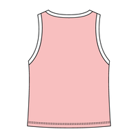 High Neck Rib Tank with Contrast Trim - The Collegiate Lineup
