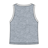 High Neck Rib Tank with Contrast Trim - The Collegiate Lineup