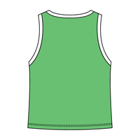 High Neck Rib Tank with Contrast Trim - The Collegiate Lineup