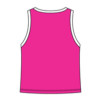 High Neck Rib Tank with Contrast Trim - The Collegiate Lineup